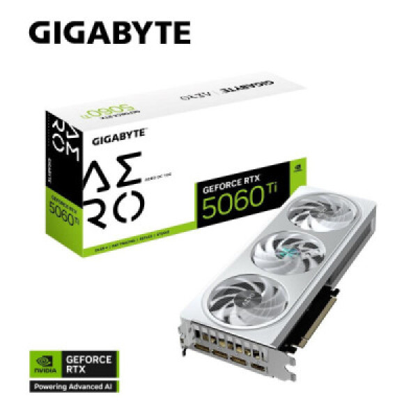 GIGABYTE VGA NVIDIA GeForce RTX 5060 Ti AERO OC 16G, 16G GDDR7, 3xDP, 1xHDMI EDF_1706152