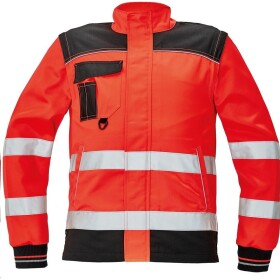 CRV Cerva Bunda KNOXFIELD Hi-Vis pánská reflexní se stojáčkem červená DOPRODEJ!!! 52 červená