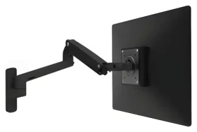 Ergotron MXV Wall Monitor Arm černá / Nástěnný držák / do 34" / výška 330 mm / náklon ±90° / nosnost 9,1 kg (45-505-224)