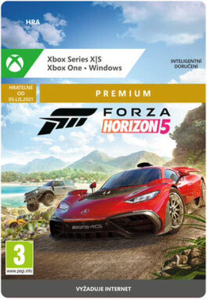 XSX Forza Horizon 5: Premium Edition / Elektronická licence / Závodní / Angličtina / od 3 let / Hra pro Xbox Series (G7Q-00126)