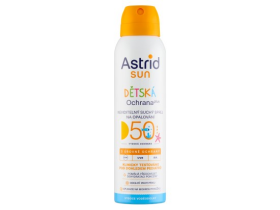 Astrid Sun Dětská ochrana plus neviditelný suchý sprej na opalování SPF 50 150 ml