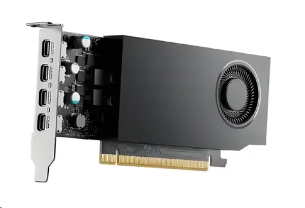 DELL RTX A1000 8GB / Grafická karta / 2304 CUDA jader / GDDR6 / 128bit / 4x mDP / PCIe 4.0x8 (DELL-M3R8K)