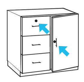 Lehmann Nábytkový zámek skříňový (L00009)