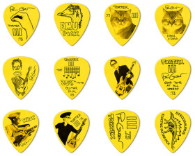 Dunlop PG462P PAUL GILBERT CUSTOM TORTEX TIII PICK .73MM - 12 ks