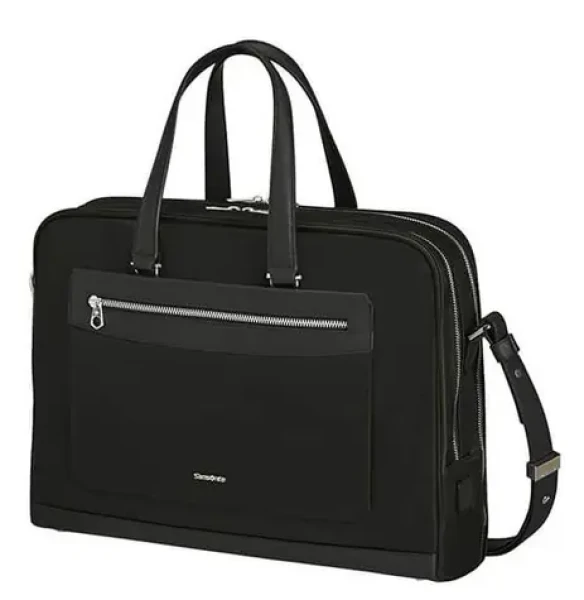 Samsonite Zalia 2.0 BAILHANDLE 2 COMP 15.6 černá / Dámská kabelka na notebook (KA8*09003)
