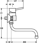 HANSA - Vantis Style Dřezová baterie, chrom 52532107