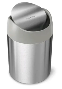 Simplehuman Mini odpadkový koš na stůl 1.5 l / kartáčovaná nerez ocel/ CW2084 (CW2084)