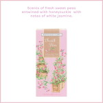 HEATHCOTE & IVORY Krém na ruce Sweet Pea 100 ml, růžová barva, plast