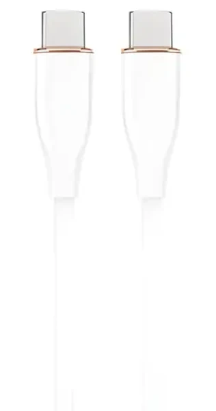 Gembird USB-C (M) - USB-C (M) bílá / Datový kabel / PD 60W / 480 Mbps / 1,5 m (CC-USB2S-CMCM-1.5M-W)