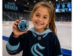 Mustang Puk Seattle Kraken NHL Kaboom