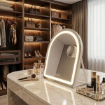 REA - Zrcadlo LED GLAM White 40x45cm HOM-12018