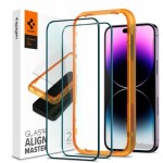 Spigen tR Align Master 2P FC ochranné sklo pro iPhone 14 Pro Max černá 2ks (AGL05204)