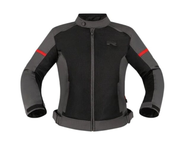 Dámská moto bunda Richa Auyan WP šedo/červená - L