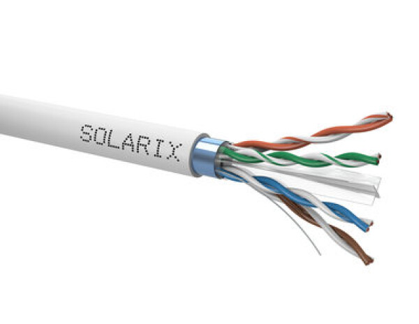 Solarix SXKD-6-FTP-PVC Instalační CAT6 FTP PVC drát, 500m