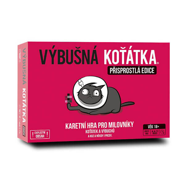 Výbušná koťátka - přisprostlá edice - růžová
