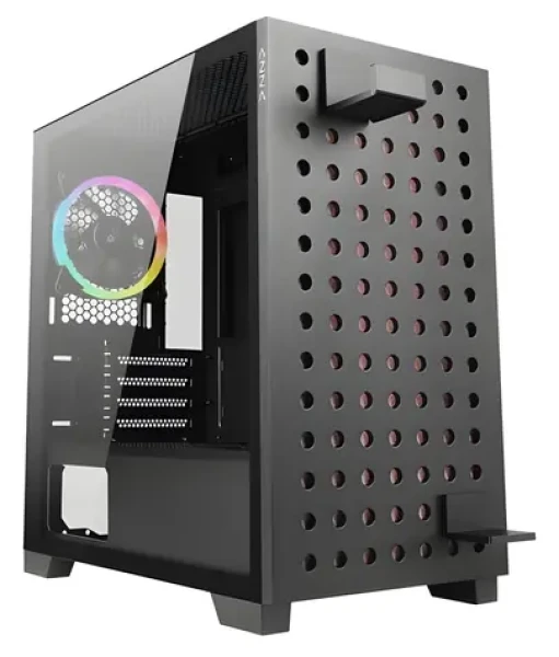 AZZA Elise 140 černá / Skříň / Micro ATX, ITX / ARGB / Tvrzené sklo / bez zdroje (CSAZ-140)