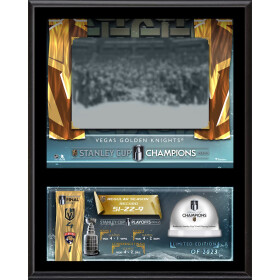 Fanatics Sběratelská plaketa - koláž Vegas Golden Knights 2023 Stanley Cup Champions 12'' x 15'' Sublimated Plaque with Game-Used Ice from the 2023 Stanley Cup Final - Limited Edition of 2023