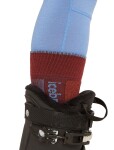 Dámské merino lyžařské ponožky ICEBREAKER Wmns Ski+ Medium OTC, Port/Baja/Cedar Wood velikost: 41-43 (L)