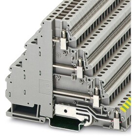 Phoenix Contact DLK 4-PE 3011999 řadová svorka průchodky Pólů: 7 0.2 mm² 4 mm² šedá 50 ks