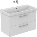 IDEAL STANDARD - i.Life B Dvojumyvadlo 102x54 cm, s přepadem, bez otvoru pro baterii, bílá T684301