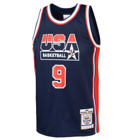 Mitchell & Ness Pánský dres USA Dream Team NBA Michael Jordan #9 1992 Authentic - Tmavě modrá Velikost: 3XL