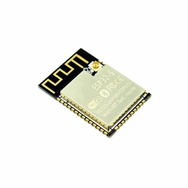 ESP-32S Wi-Fi + Bluetooth Mikrokontroler Modul - Dual-Core, ADC, DAC, FOTA, externí anténa