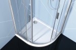 POLYSAN - EASY čtvrtkruhová sprchová zástěna 1000x800, L/R, čiré sklo EL2915