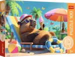 TREFL Puzzle Relaxační styl kapybary
