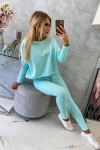 Set s oversized halenkou mint UNI