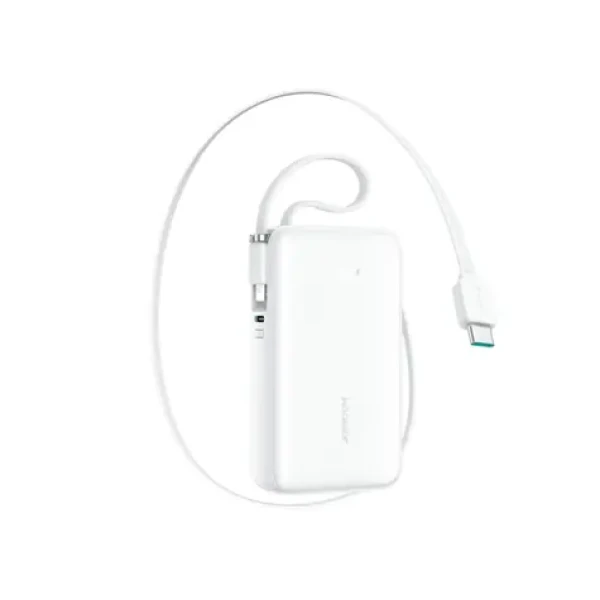 Joyroom JR-PR2L bílá / Powerbanka / 10000mAh / 35W / 1x USB-C / 1x USB-C 1x Lightning kabel (6956116762308)