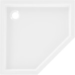 MEXEN - Flow+ pětiboká sprchová vanička 100 x 100, bílá lesk 46P101010H