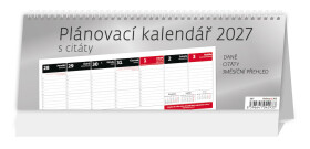 Stolní kalendář 2027 Helma Plánovací s citáty