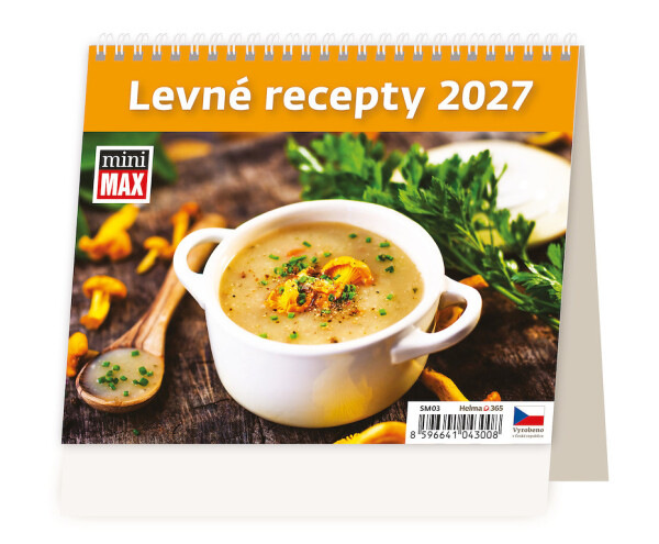 Stolní kalendář 2027 Helma Minimax Levné recepty