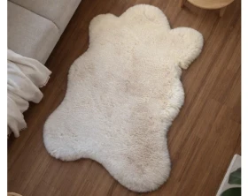 Umělá kožešina Rabbit Deluxe 60x90 cm, krémová