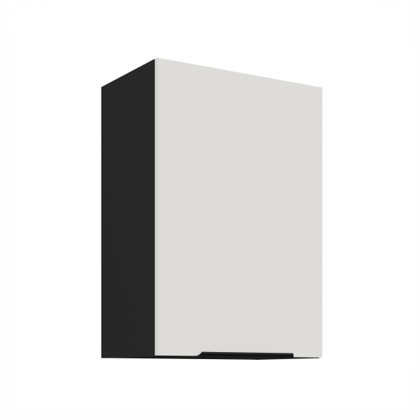 Horní skříňka Aria 50 G-72 1F Barva korpusu: Černá, Barva dvířek: WH - Crystal white AFM