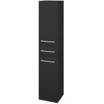 Dřevojas - Vysoká skříň DOS SVD2Z 35 - N03 Graphite / Úchytka T03 / N03 Graphite / Levé 209933C