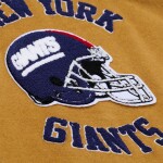 Mitchell & Ness Pánská bunda New York Giants NFL Dusted Varsity Créme Velikost: S