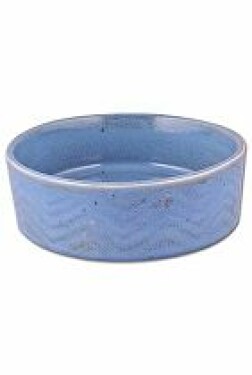 Miska keramická Zig Zag 18cm modrá 1,2l