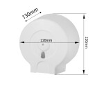 SAPHO - Zásobník na toaletní papír max. Ø 19cm, ABS, bílá 693