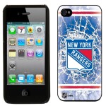 NHL kryt Iphone 4/4S New York Rangers Shattered