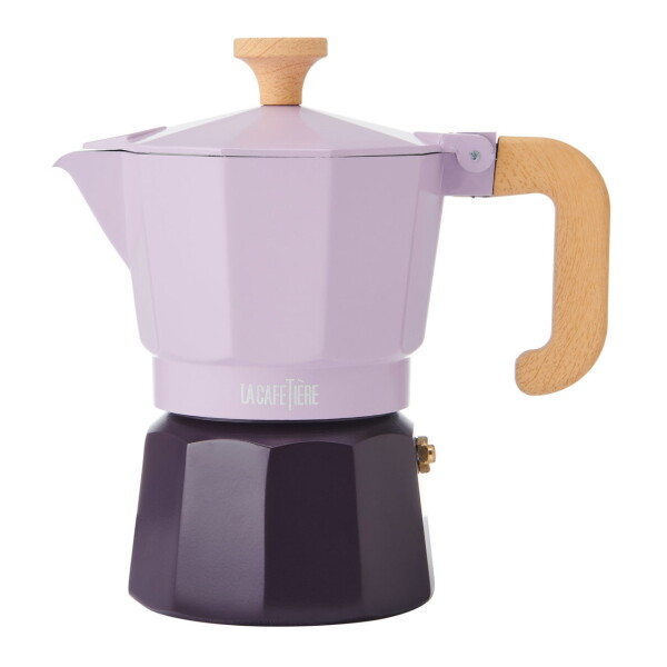 Kitchen Craft Moka konvička La Cafetière Venice Purple, fialová barva, kov