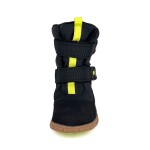 Chlapecké zimní barefoot boty s membránou VIKI Black Bugga B00212-10 - 27