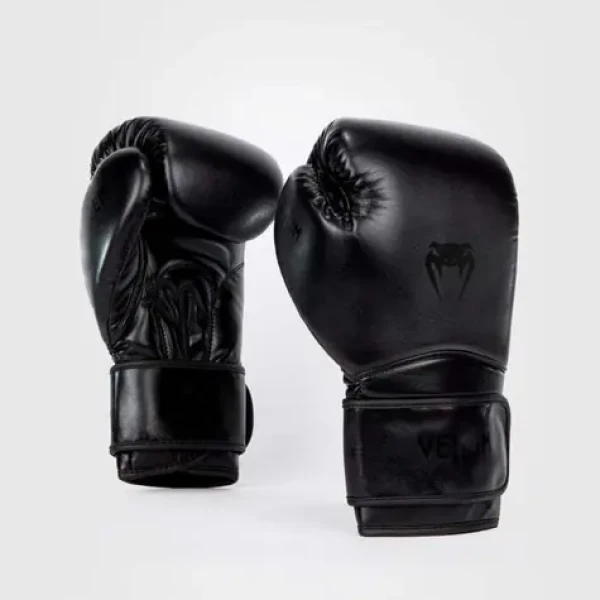 Boxerské rukavice Contender Black/Black - Venum (14 OZ, černá) (90193-3-14 OZ)