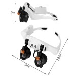 Verk Náhlavní lupa s LED světlem VR 09141