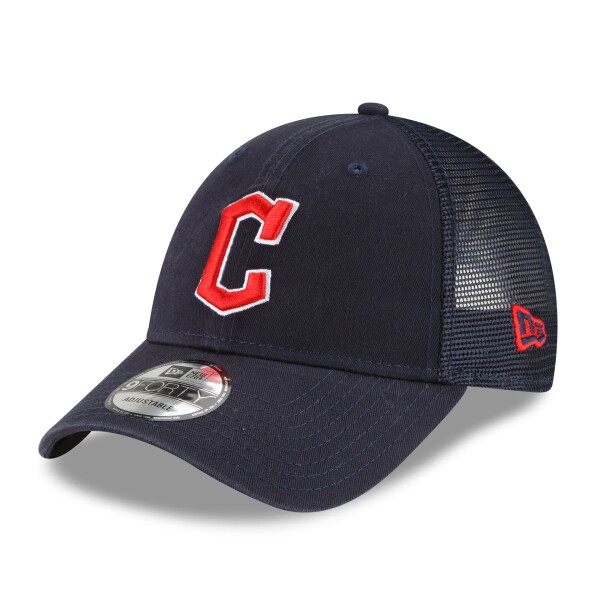 New Era Pánská kšiltovka Cleveland Guardians MLB Basic 9FORTY Trucker