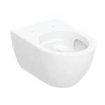 GEBERIT - Acanto Závěsné WC, Rimfree, TurboFlush, bílá 502.717.00.1