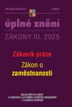 Aktualizace III/3 2025 Zákoník práce, zaměstnanost