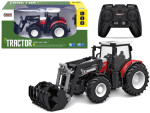 Mamido Traktor s pohyblivou lopatou na dálkové ovládání RC 1:24 červený