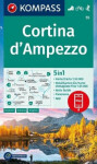 Cortina d´Ampezzo 1:50 000 / turistická mapa KOMPASS 55, 1. vydání