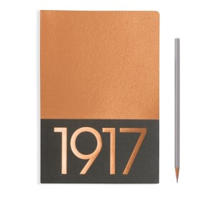 LEUCHTTURM1917, Jottbook A5, 2 KS v balení , COPPER, linky 355538